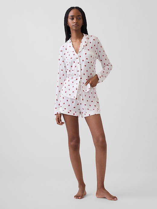 L'image numéro 1 présente Short de pyjama en modal