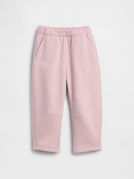 L'image numéro 1 présente Pantalon coupe baril en coton ouaté VintageDoux pour Bébé et Tout-petit