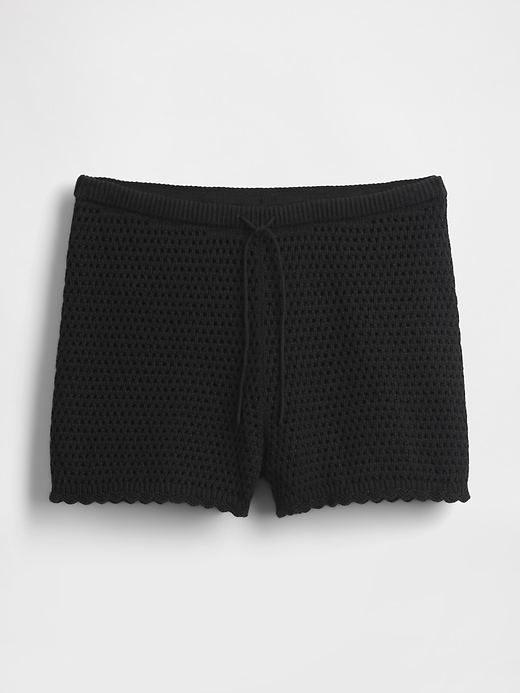 Image number 6 showing, 100% Cotton Crochet Easy Shorts