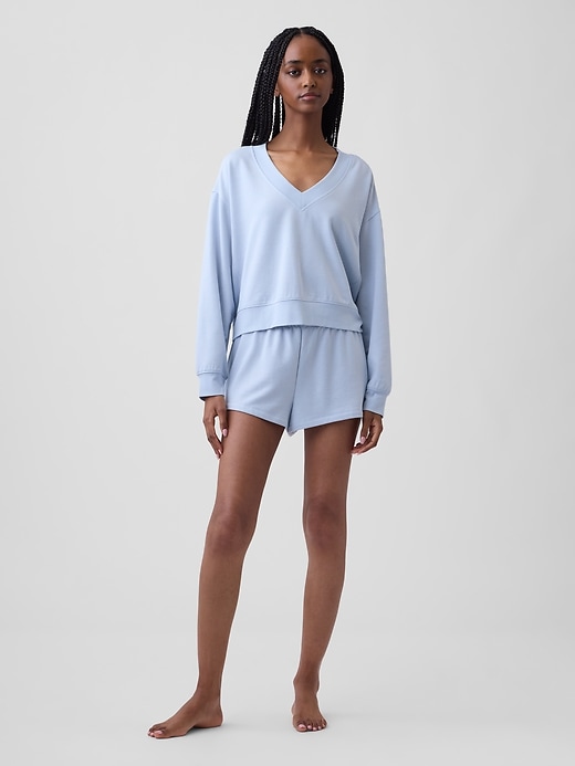 L'image numéro 2 présente Chandail en coton ouaté de pyjama surdimensionné léger comme un nuage