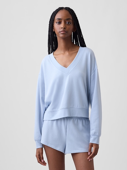 L'image numéro 1 présente Chandail en coton ouaté de pyjama surdimensionné léger comme un nuage