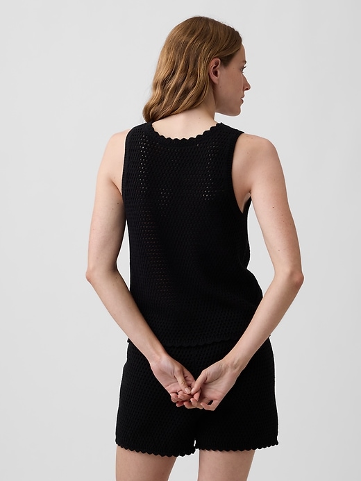L'image numéro 3 présente Camisole crochetée