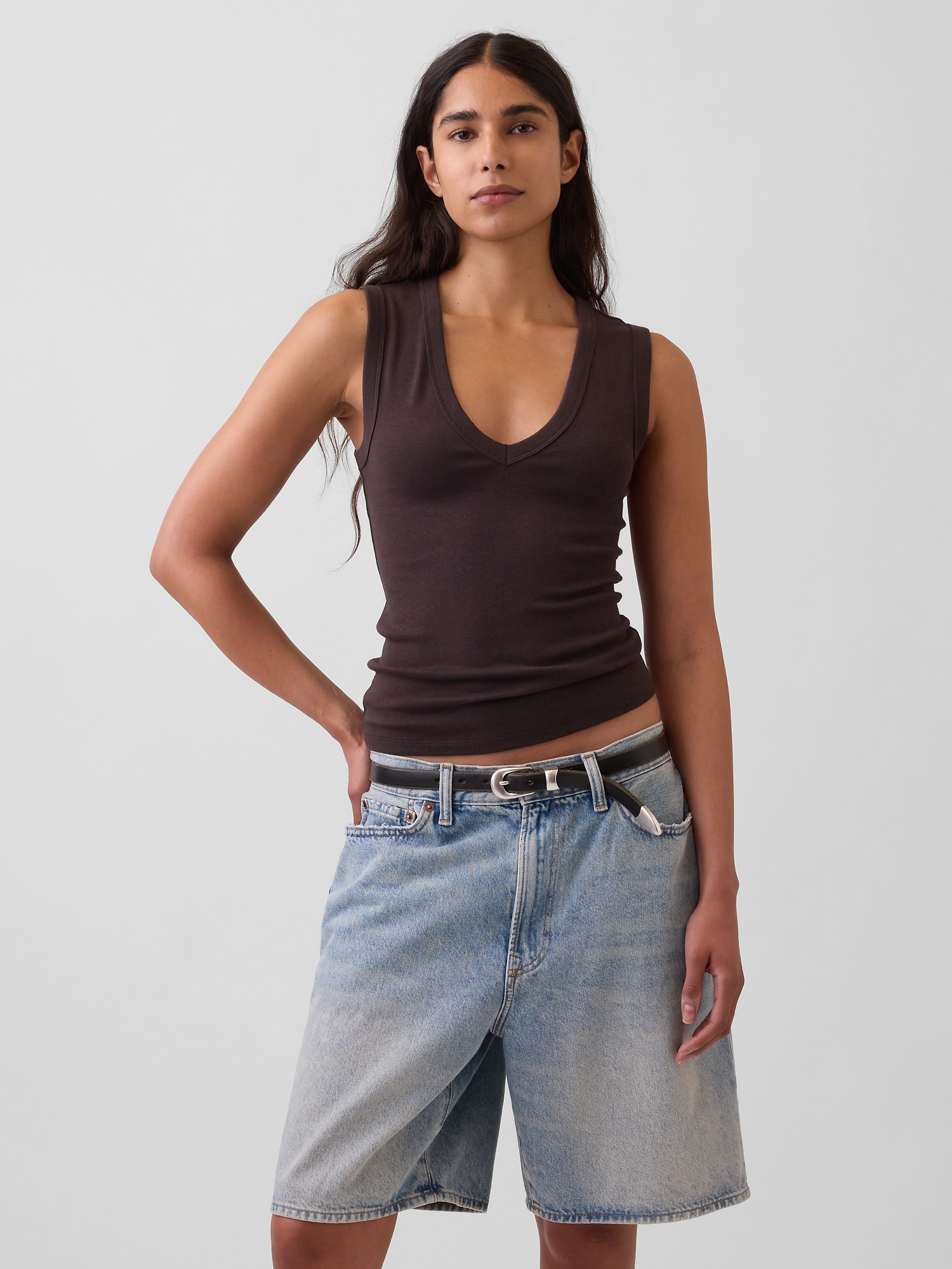 Modern V-Neck Tank Top