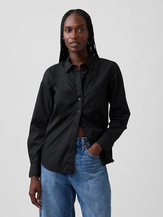 Image number 1 showing, Organic Cotton Poplin Classic Shirt