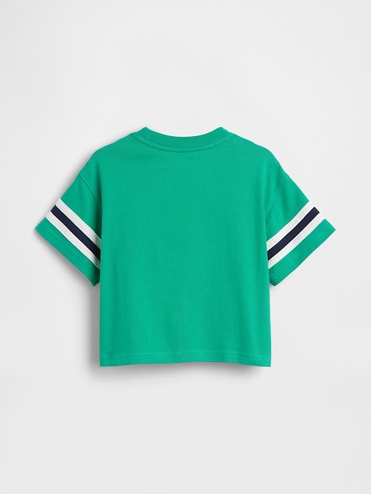 Image number 2 showing, Baby & Toddler Oversized Brannan Bear Varsity Graphic Logo T-Shirt