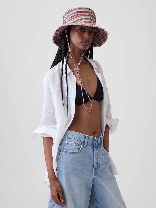 Image number 1 showing, Frayed Bucket Hat