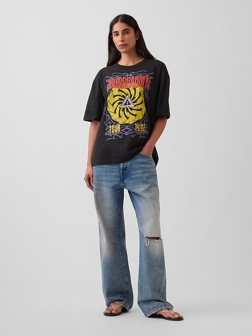 L'image numéro 6 présente T-shirt court épais à imprimé Soundgarden