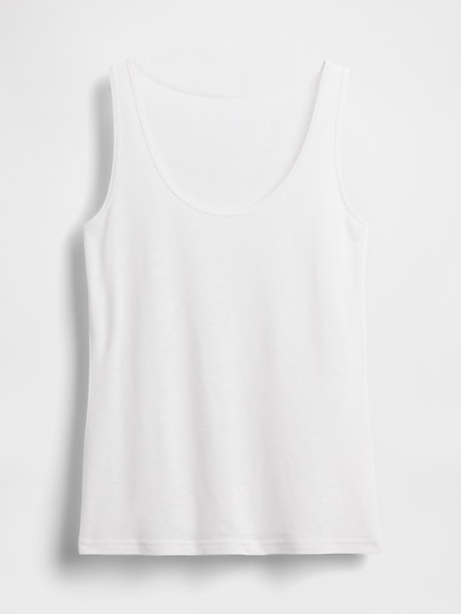 Image number 5 showing, Linen-Blend Tank Top
