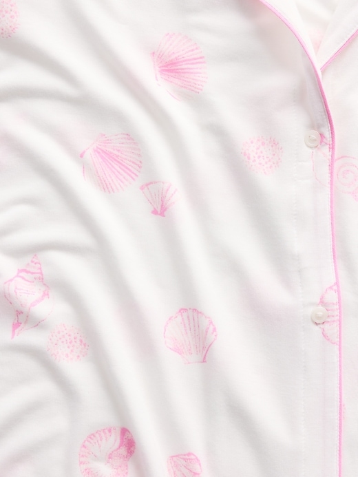 L'image numéro 4 présente Chemisier de pyjama en modal