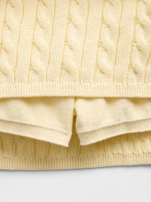 L'image numéro 4 présente Jupe-shirt en tricot torsadé pour Enfant