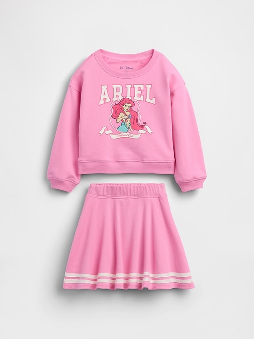 L'image numéro 1 présente Ensemble jupe-short et chandail VintageDoux Gap × Disney pour Toute-petite et Bébé