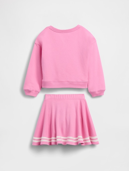 L'image numéro 2 présente Ensemble jupe-short et chandail VintageDoux Gap × Disney pour Toute-petite et Bébé