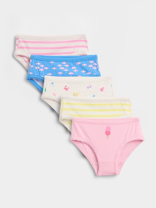 Image number 1 showing, Toddler Organic Stretch Cotton Briefs (5-Pack)