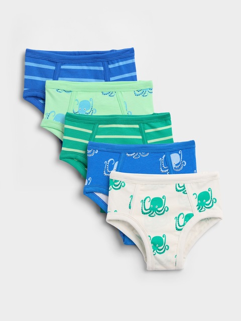 Toddler Organic Cotton Briefs (5-Pack)