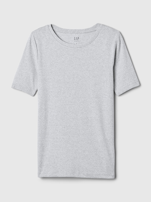 L'image numéro 4 présente T-shirt ras du cou moderne