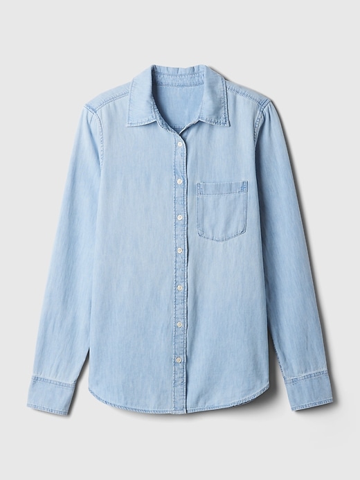 Image number 5 showing, Organic Cotton Denim Classic Shirt