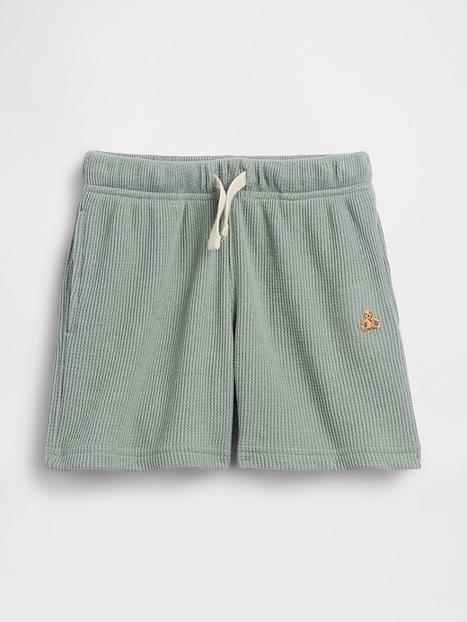 L'image numéro 2 présente Short gaufré à taille extensible pour Bébé et Tout-petit