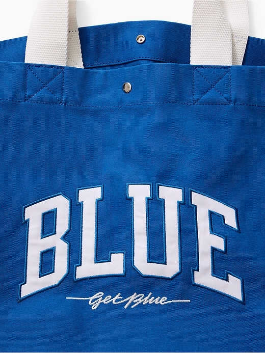 Image number 3 showing, Get Blue Canvas Tote Bag