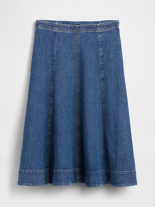 Image number 5 showing, Denim Midi Tulip Skirt