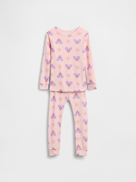 L'image numéro 1 présente Pyjama en coton biologique brossé Sesame Street pour Bébé et Tout-petit