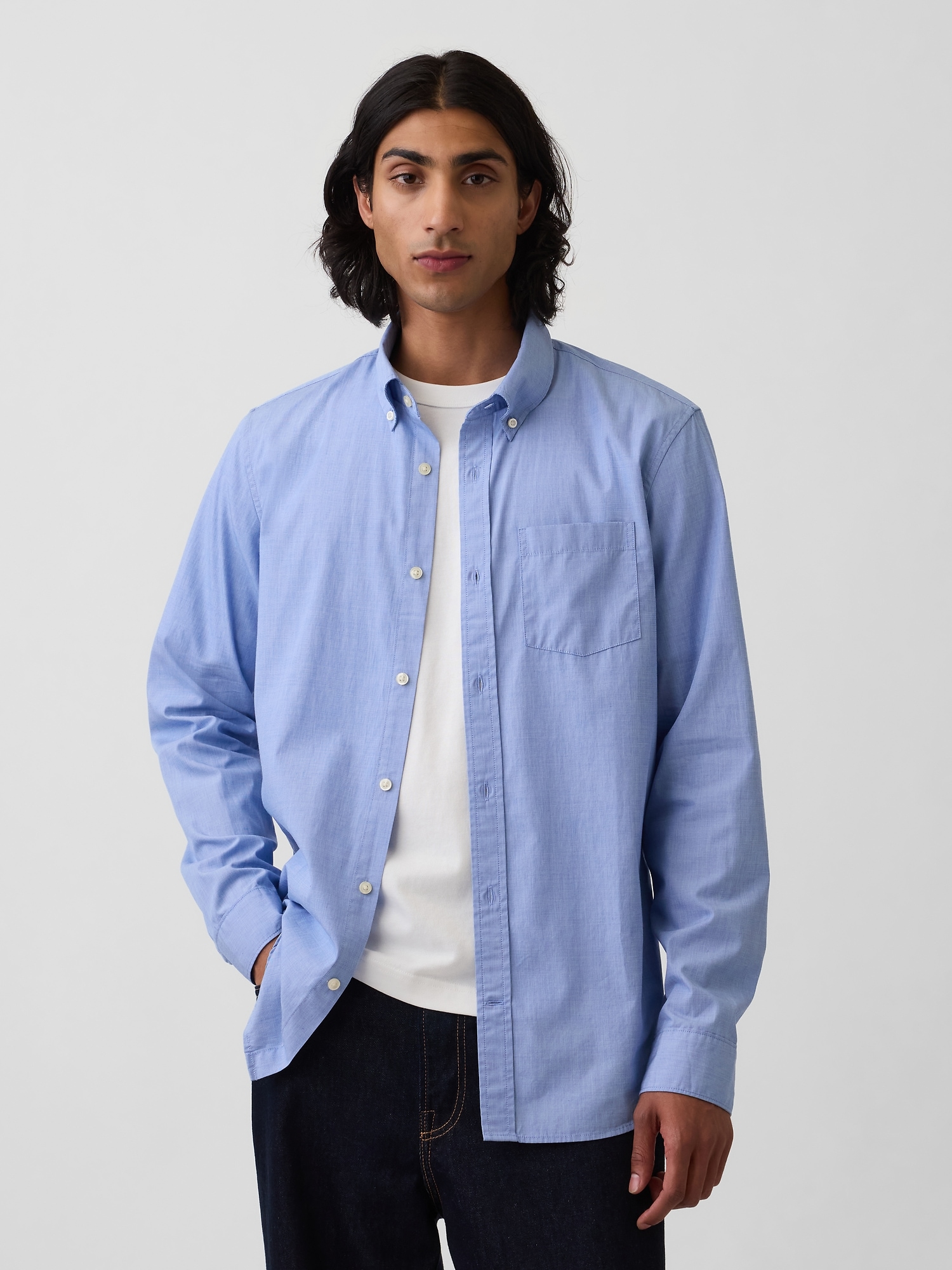 Organic Cotton Poplin Classic Shirt