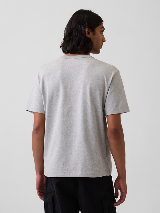 L'image numéro 3 présente T-shirt décontracté en tissu épais pour Adulte