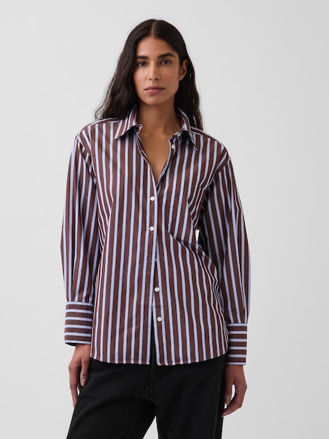Organic Cotton Poplin Big Shirt