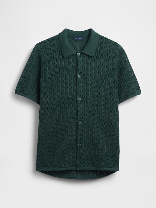Image number 5 showing, Textured Relaxed Sweater Shirt