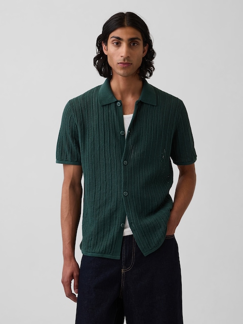 CHEMISE TEXTURÉE DÉCONTRACTÉE