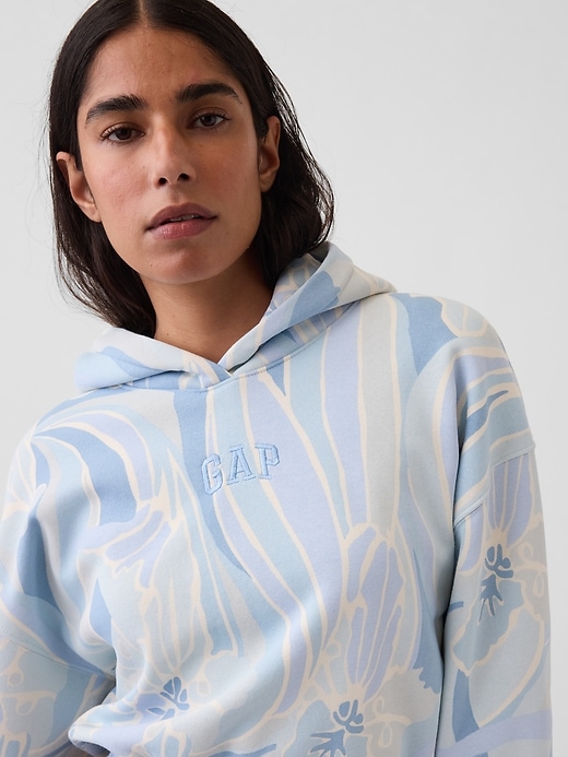 Image number 4 showing, VintageSoft Crop Logo Hoodie