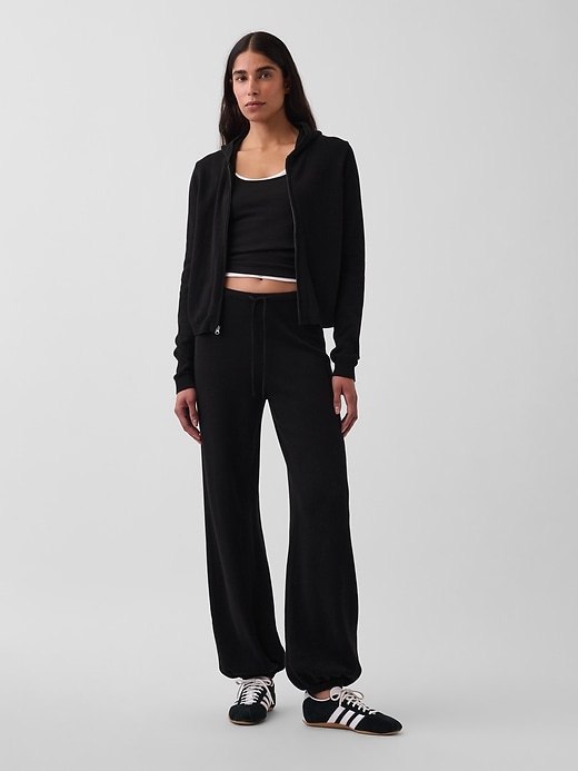 L'image numéro 1 présente Pantalon de jogging décontracté en tricot de 100 % coton