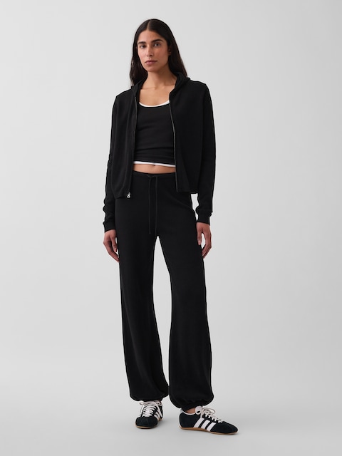 100% Cotton Relaxed Sweater Joggers