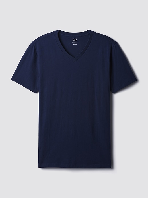L'image numéro 5 présente T-shirt classique à col en V