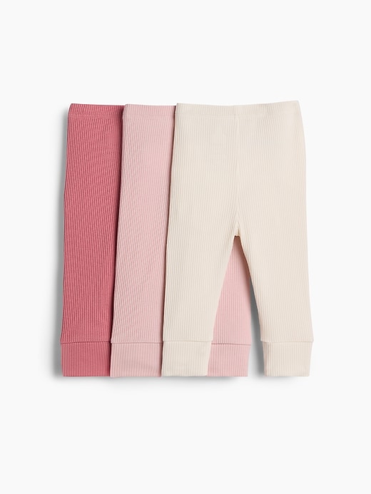 Image number 1 showing, Baby First Favorites TinyRib Pants (3-Pack)