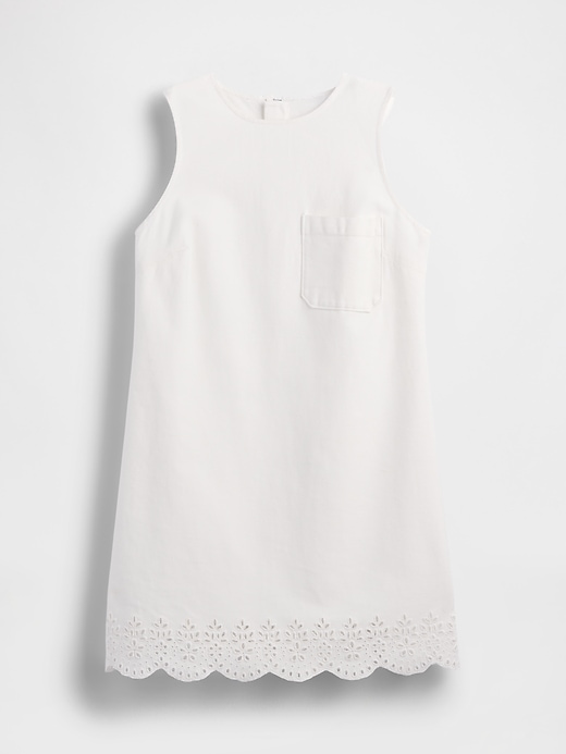 Image number 6 showing, Eyelet Hem Mini Shift Dress