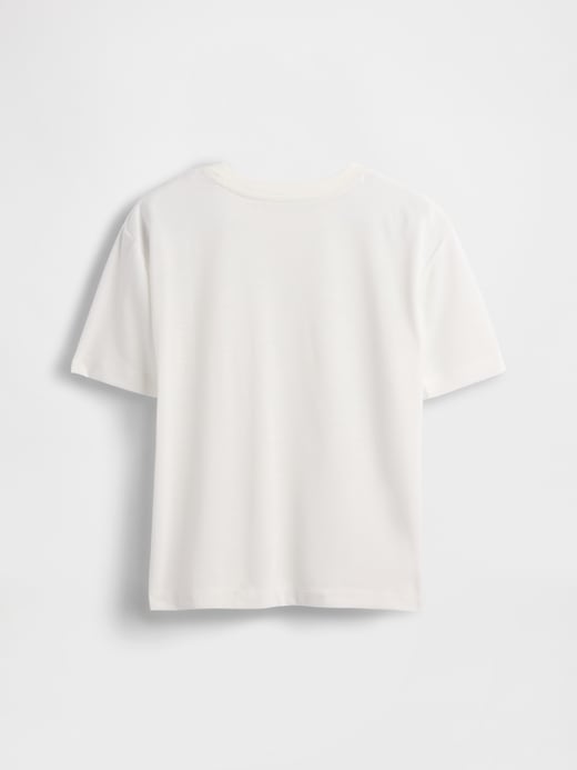 L'image numéro 2 présente T-shirt de pyjama surdimensionné en matière recyclée pour Enfant
