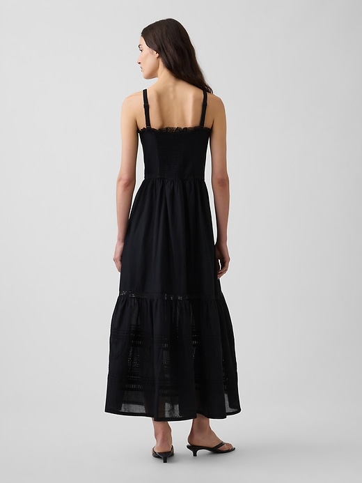 Image number 2 showing, Eyelet Tiered Maxi Dress