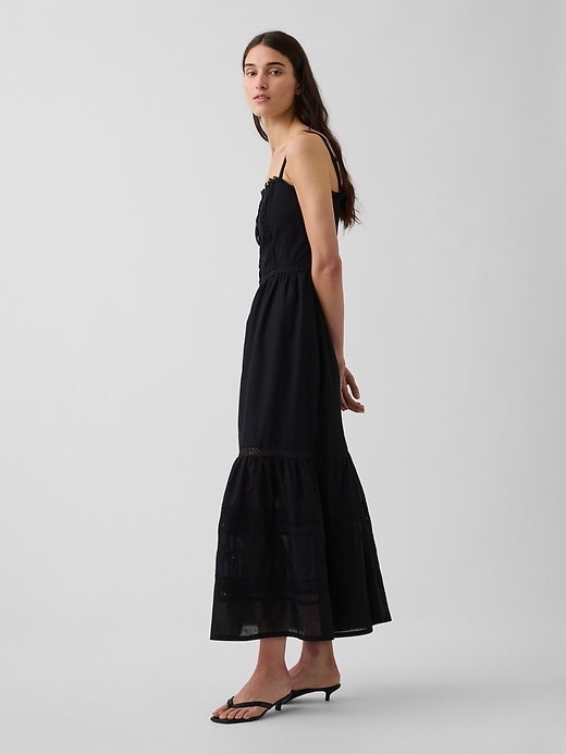 Image number 3 showing, Eyelet Tiered Maxi Dress