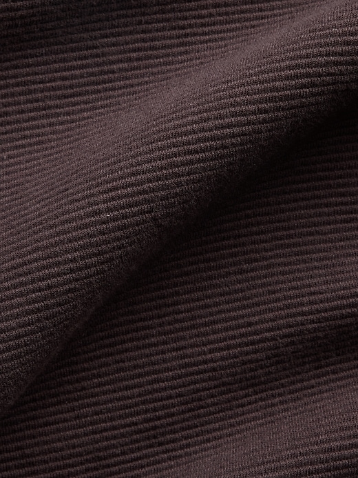 L'image numéro 4 présente Chandail surdimensionné à demi-glissière en coton texturé