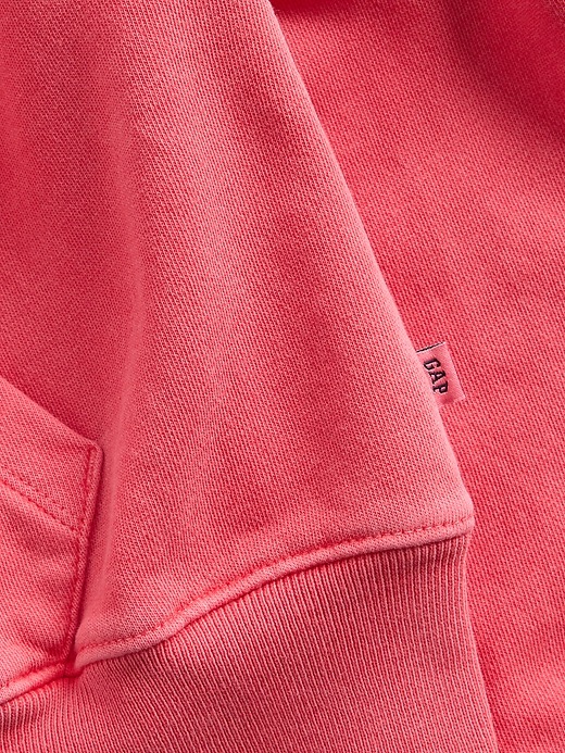 L'image numéro 2 présente Veste à capuchon VintageDoux à couture biseautée pour Enfant