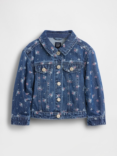 Baby & Toddler Floral Denim Jacket