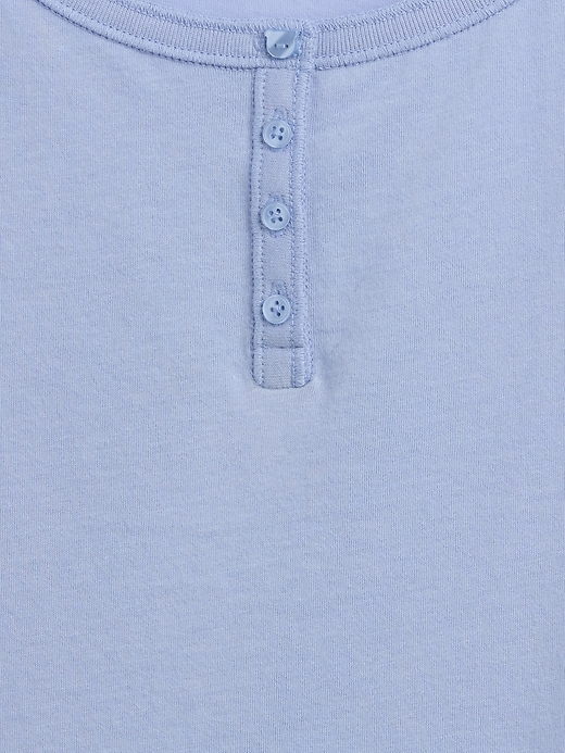 L'image numéro 3 présente T-shirt henley à manches raglan pour Enfant