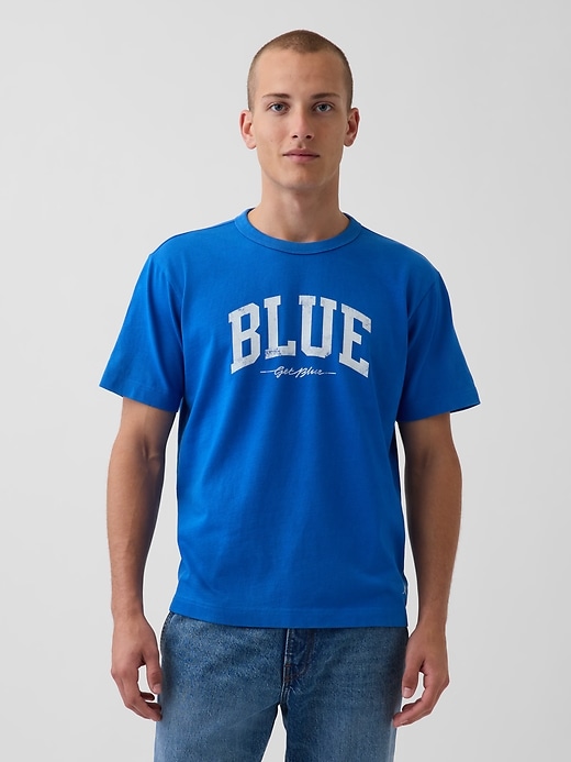 Image number 1 showing, Get Blue Relaxed Logo T-Shirt