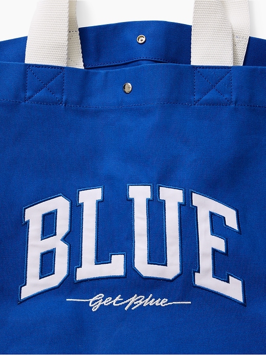 Image number 4 showing, Get Blue Canvas Tote Bag