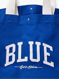Image number 4 showing, Get Blue Canvas Tote Bag