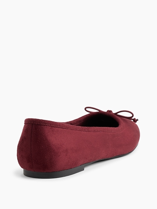 L'image numéro 3 présente Ballerines en suède végane