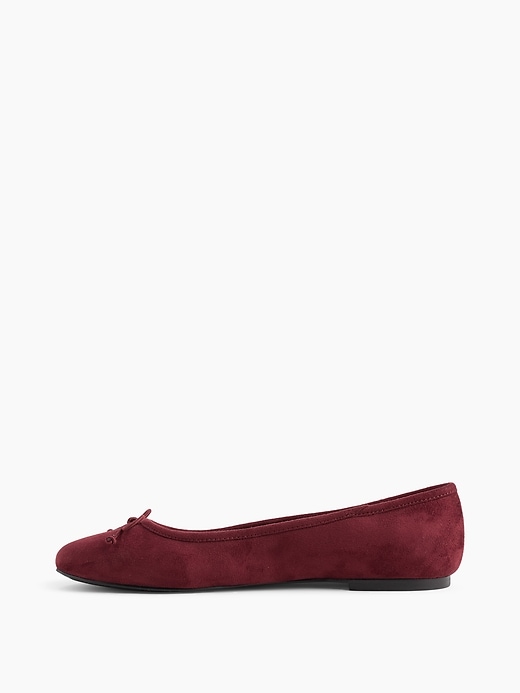 L'image numéro 4 présente Ballerines en suède végane