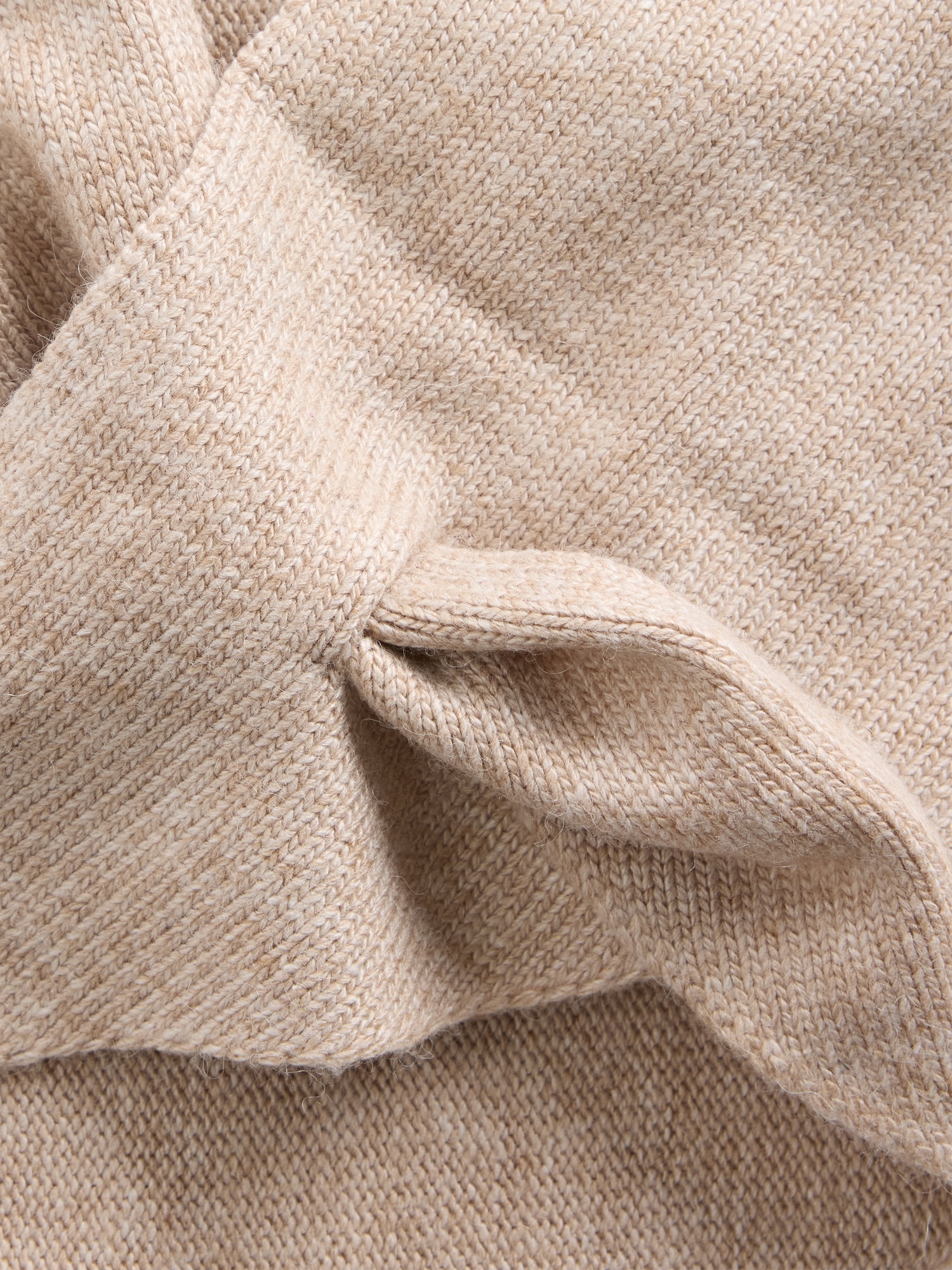 Knit Triangle Scarf