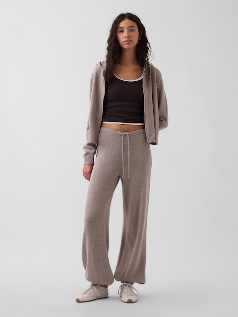 100% Cotton Relaxed Sweater Joggers