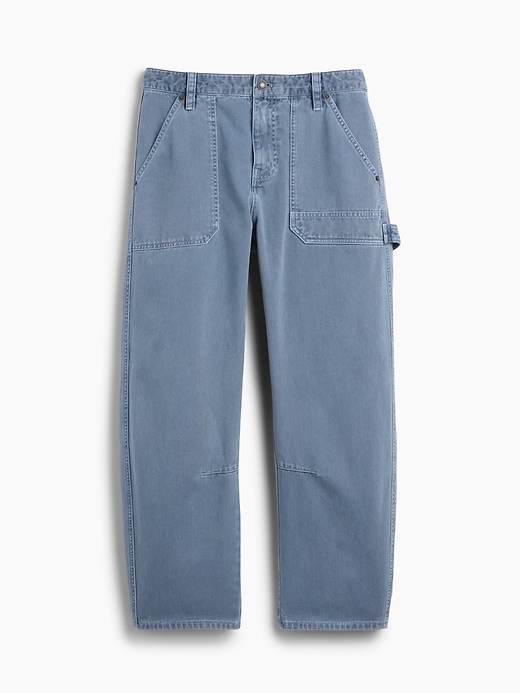 Image number 6 showing, Mid Rise Barrel Utility Ankle Pants